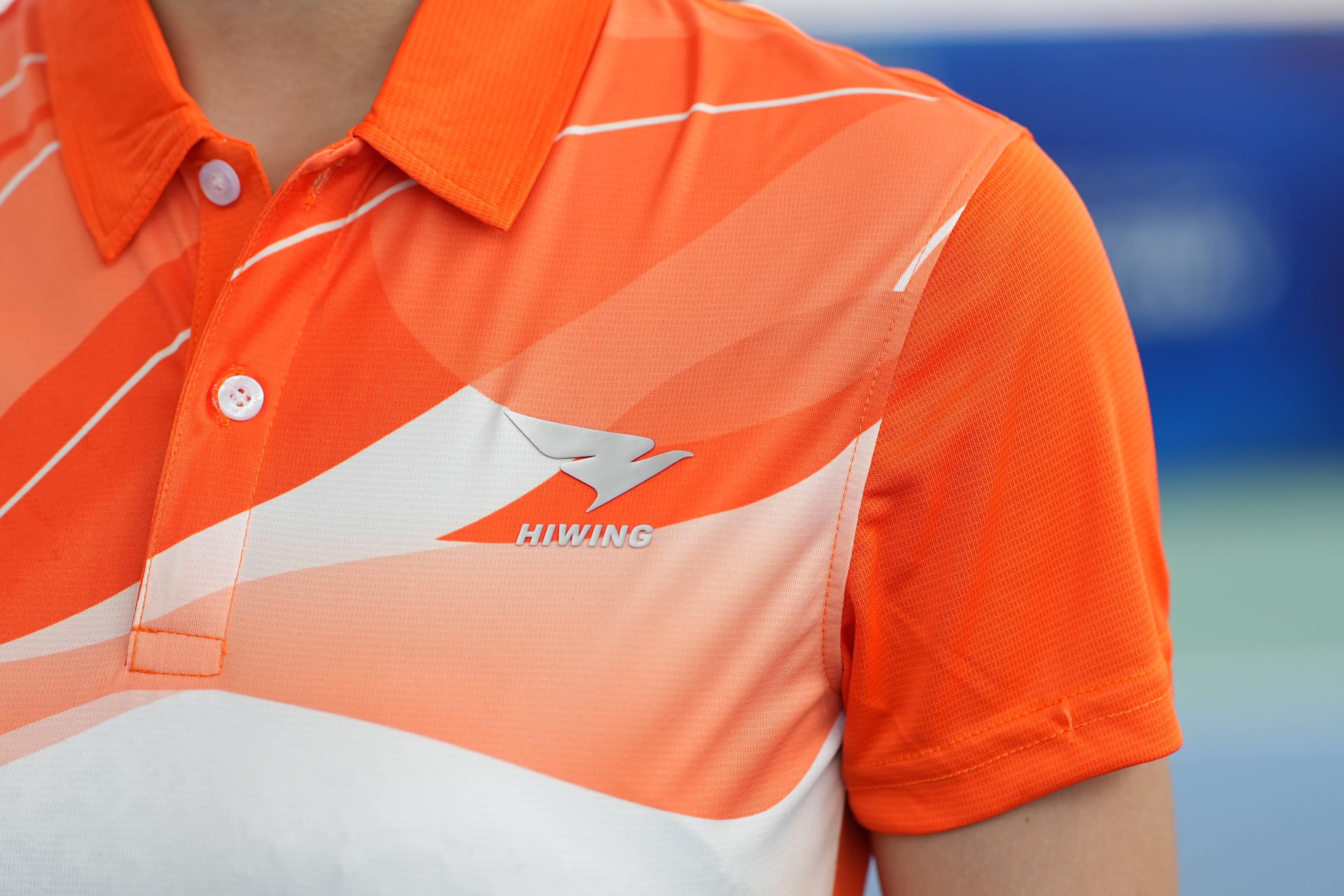 Áo cầu lông Pickleball tenis Nữ Hiwing P1 Màu cam